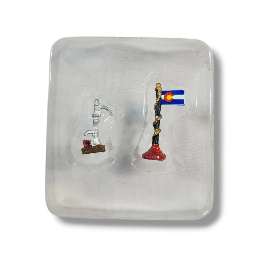 Liberty Falls Collection Miniature Accessory‎ Set AH52 1997 Vintage Dillard's